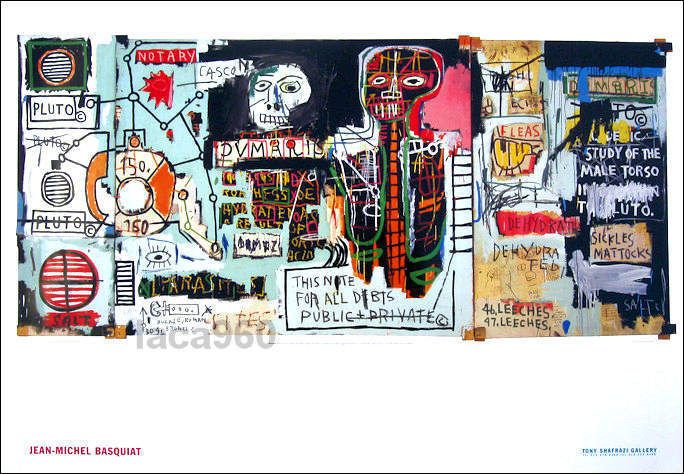 Jean Michel Basquiat African American Graffiti Art Notary Poster