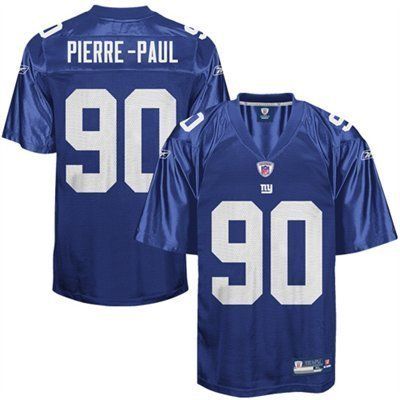 JASON PIERRE PAUL 90 NEW YORK GIANTS JERSEY BRAND NEW LARGE L 50 W NFL