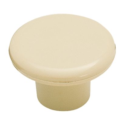 Amerock BP802PA Allison Value Hardware Round Knob Almond Plastic