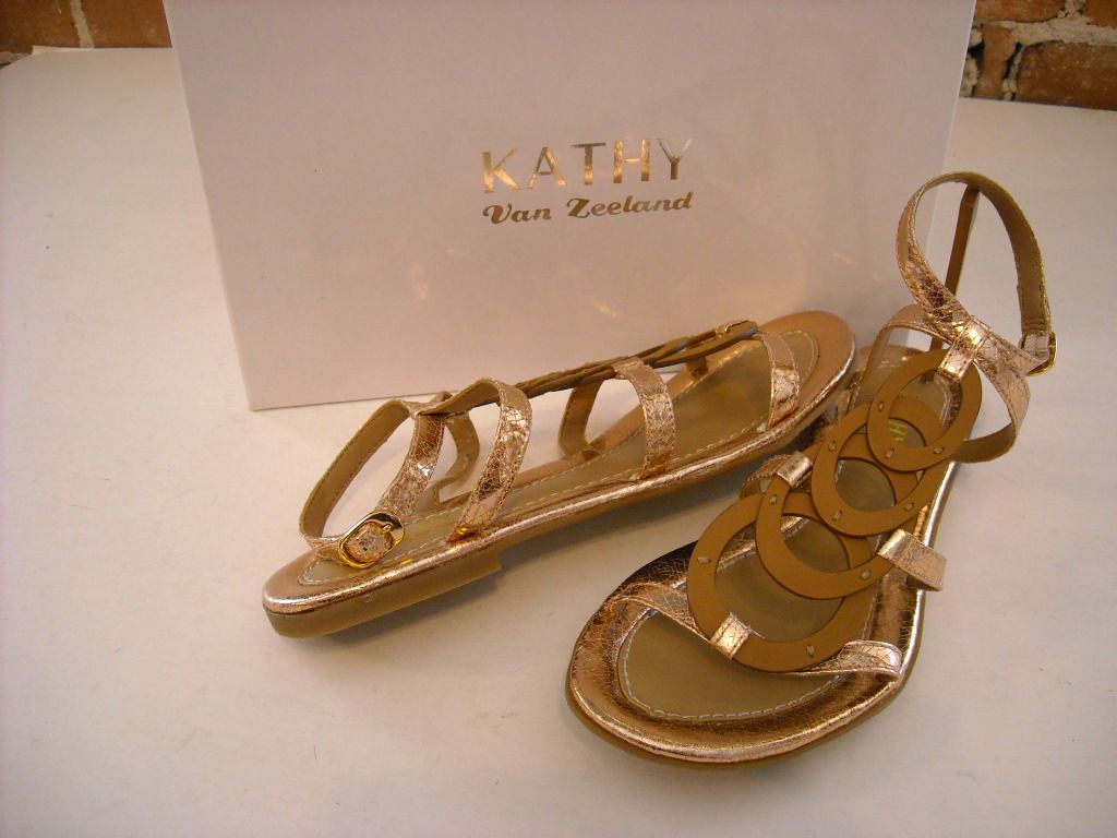 Kathy Van Zeeland Jerry Circle Design Gladiator Sandal New