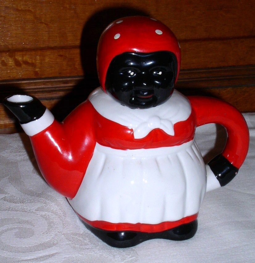 Black Americana salt and pepper shakers, mammy and pappy, porcelain, japan,  empress, Aunt Jemima Uncle Moses