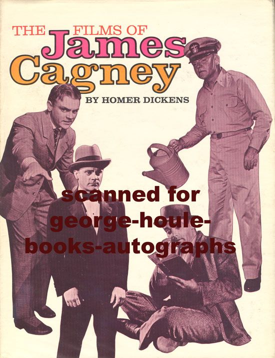 Boldly signed and inscribed by James Cagney in black ink toauthor Roy