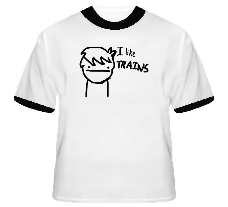 Like Trains Asdf Movie Pie Flavour T Shirt