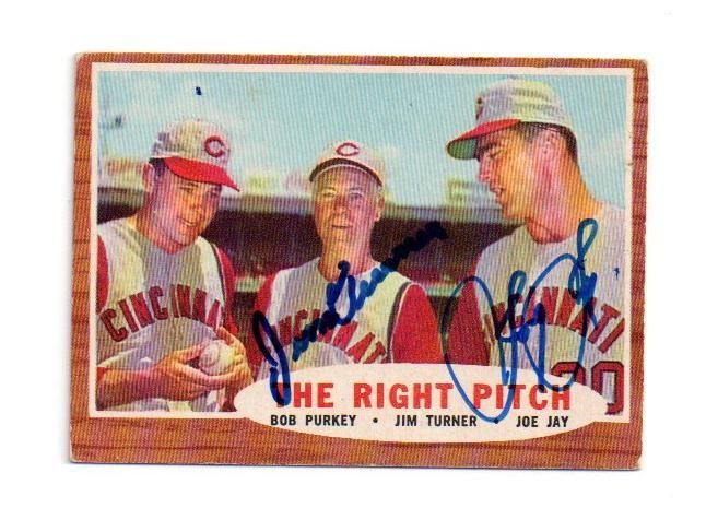 1962 Topps 263 The Right Pitch by Jim Turner Joe Jay