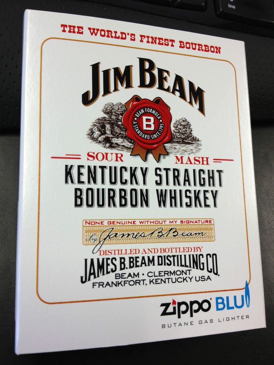 Zippo Blu Jim Beam