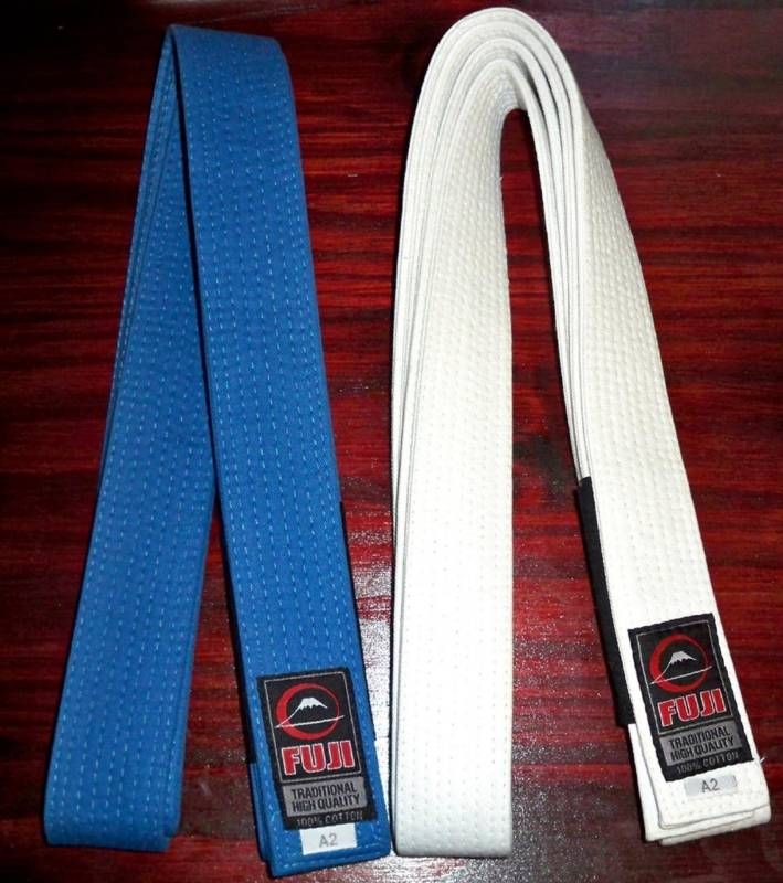 Fuji bjj Brazilian Jiu Jitsu Gi Belt White A5