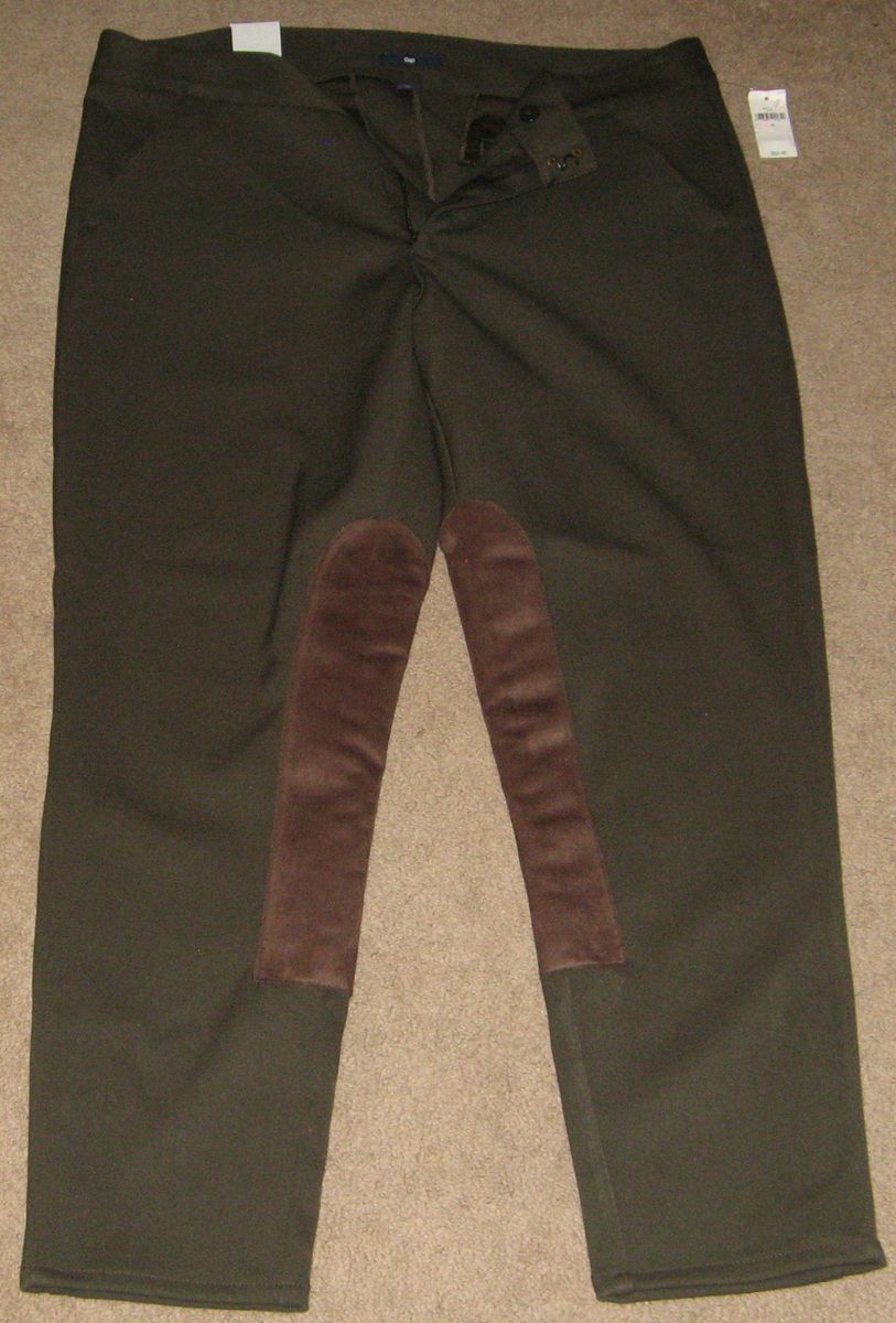 Gap Pants 16 Leggings Jodhpur Style Green