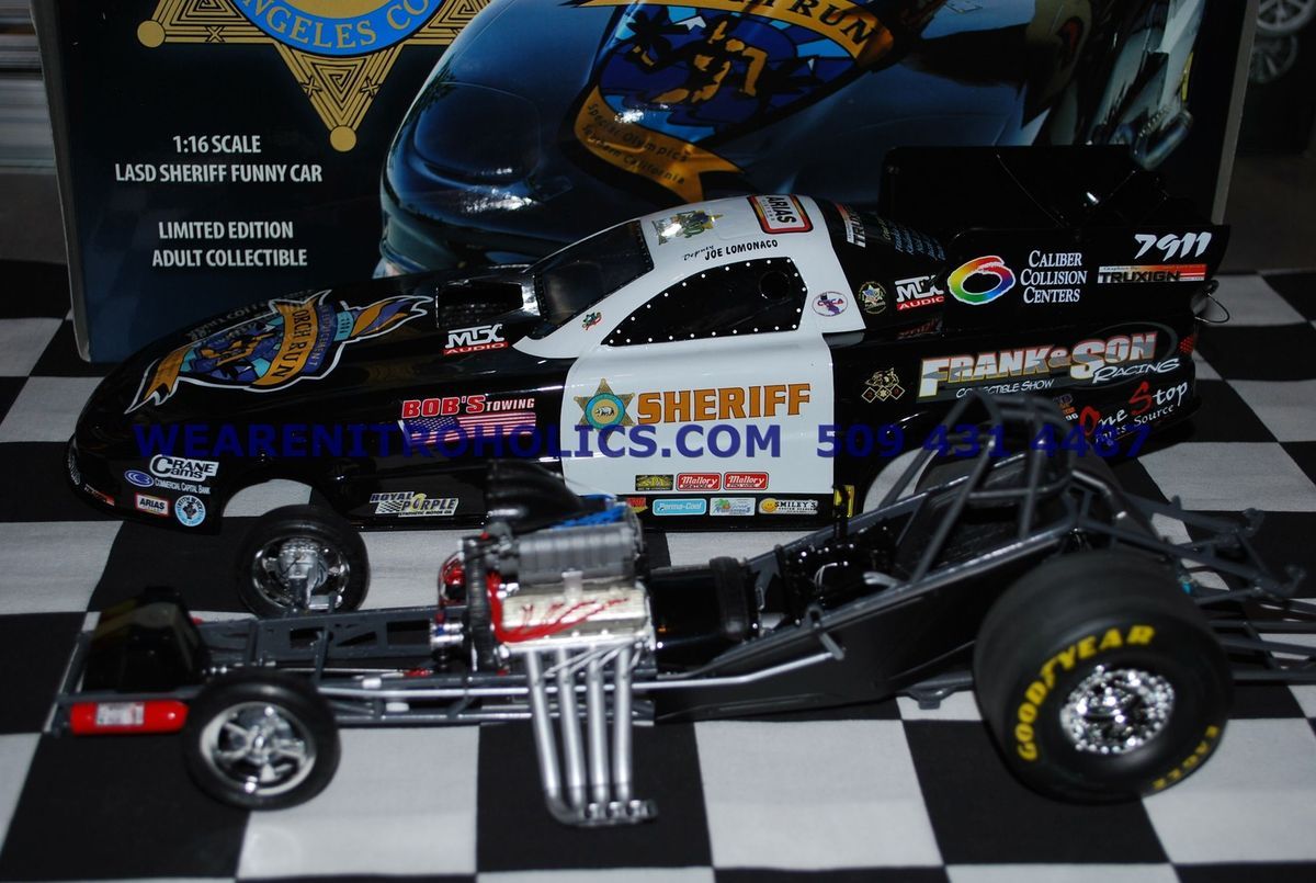 Joe Lomonaco 2006 Lasd Sheriff Milestone 1 16 Scale Funny Car NHRA