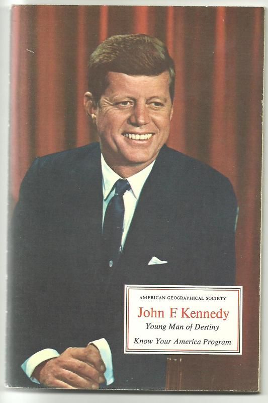 John Kennedy Young Man of Destiny Sticker Stamps 65 BK