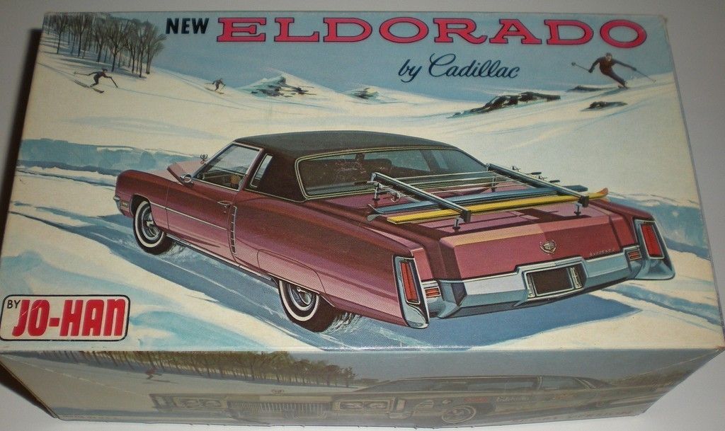 Johan Jo han 72 New Cadillac Eldorado Plastic Model Car Kit Scale 1 25
