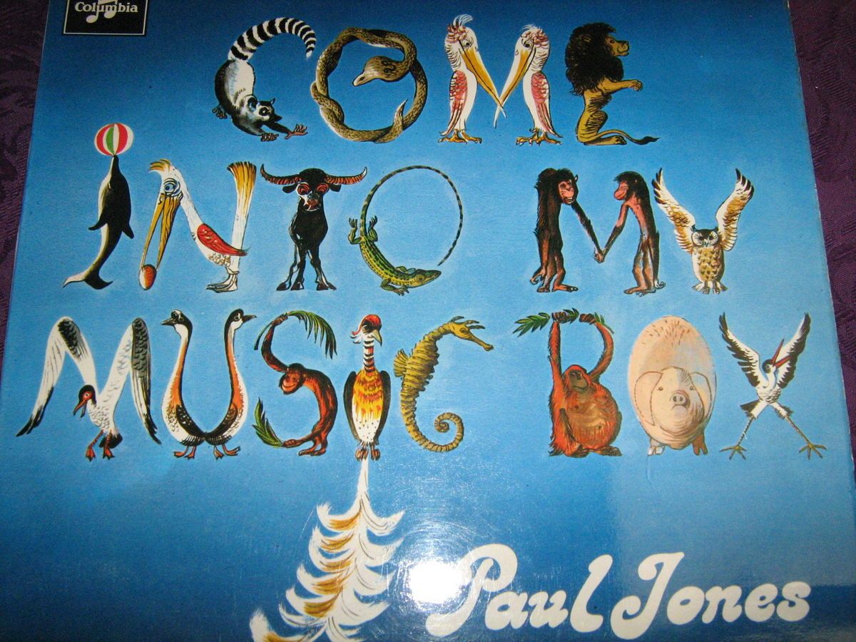 Paul Jones LP Come Into My Music Box U K Columbia SCX 6347 Flipback