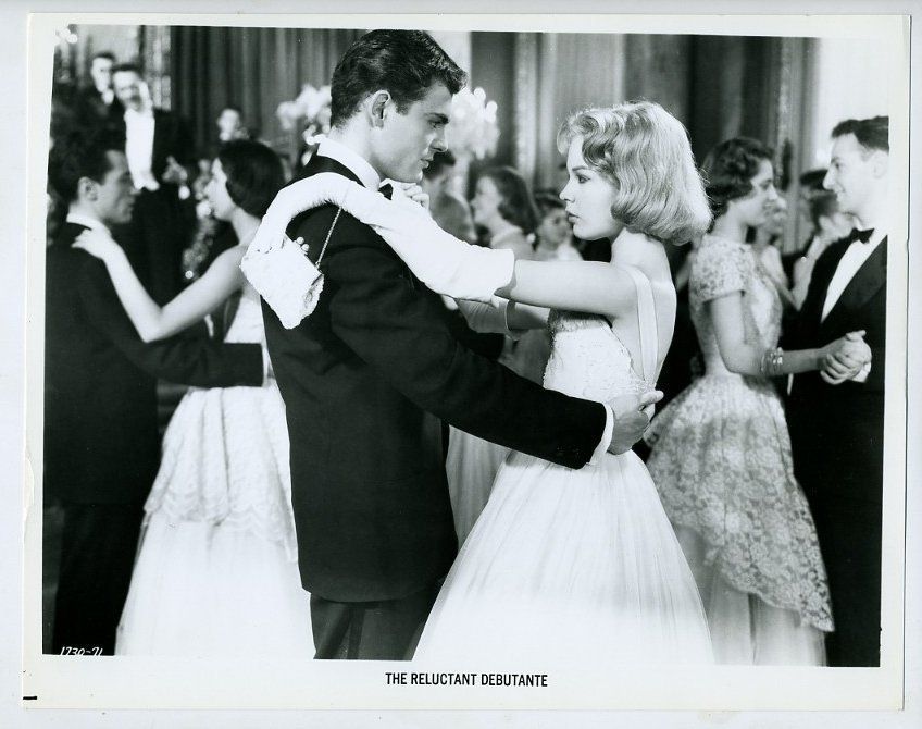 Photo Sandra Dee John Saxon in The Reluctant Debutante 1958