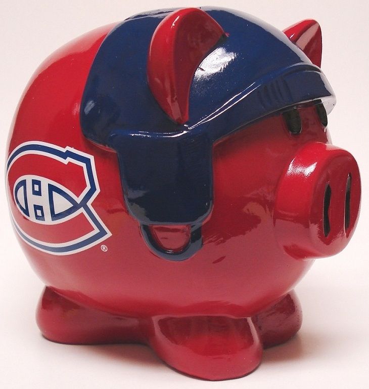 NHL Montreal Canadiens Piggy Bank Large  