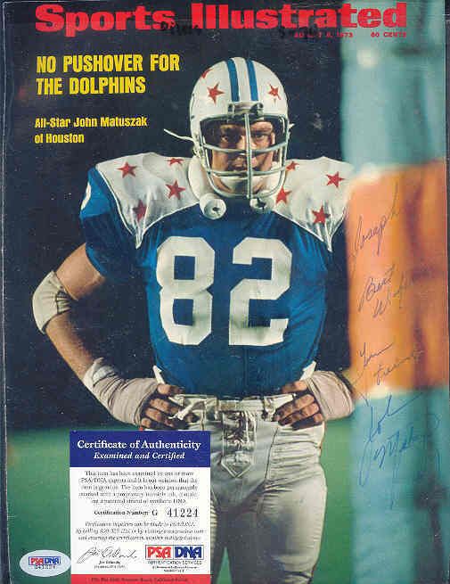 John Matuszak Autograph Sports Illustrated Cover PSADNA  