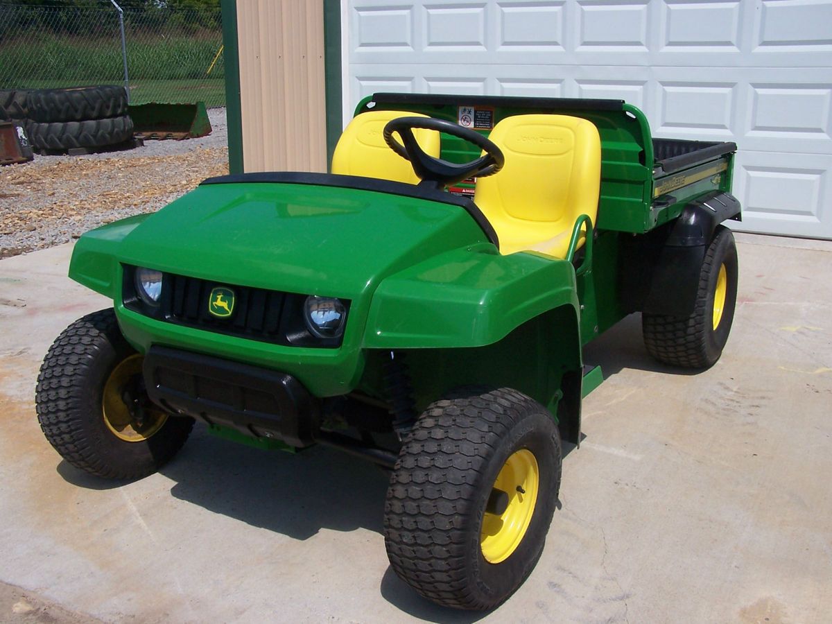 John Deere TE Electric Gator New Batteries Powerdump Sharp  