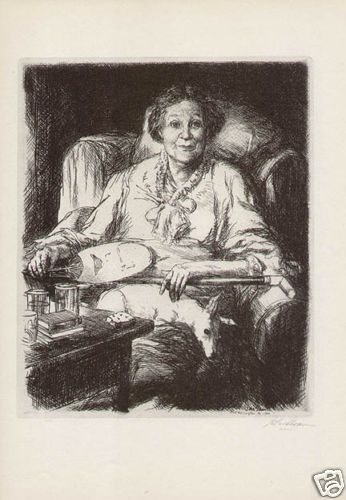 John Sloan Print Circa 1930s Mother  