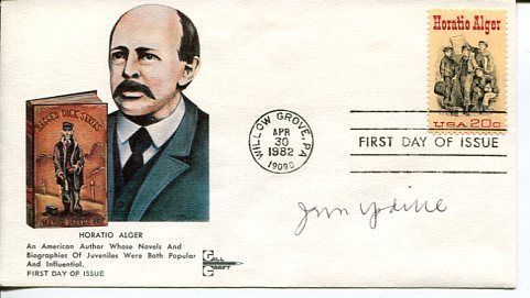 John Updike Pulitzer Author Signed Autograph FDC  