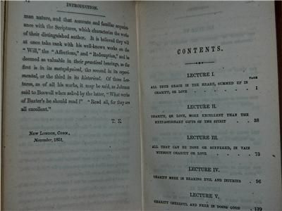 1856 Jonathan Edwards on Christian Love Charity Its Fruits Missionary RARE  