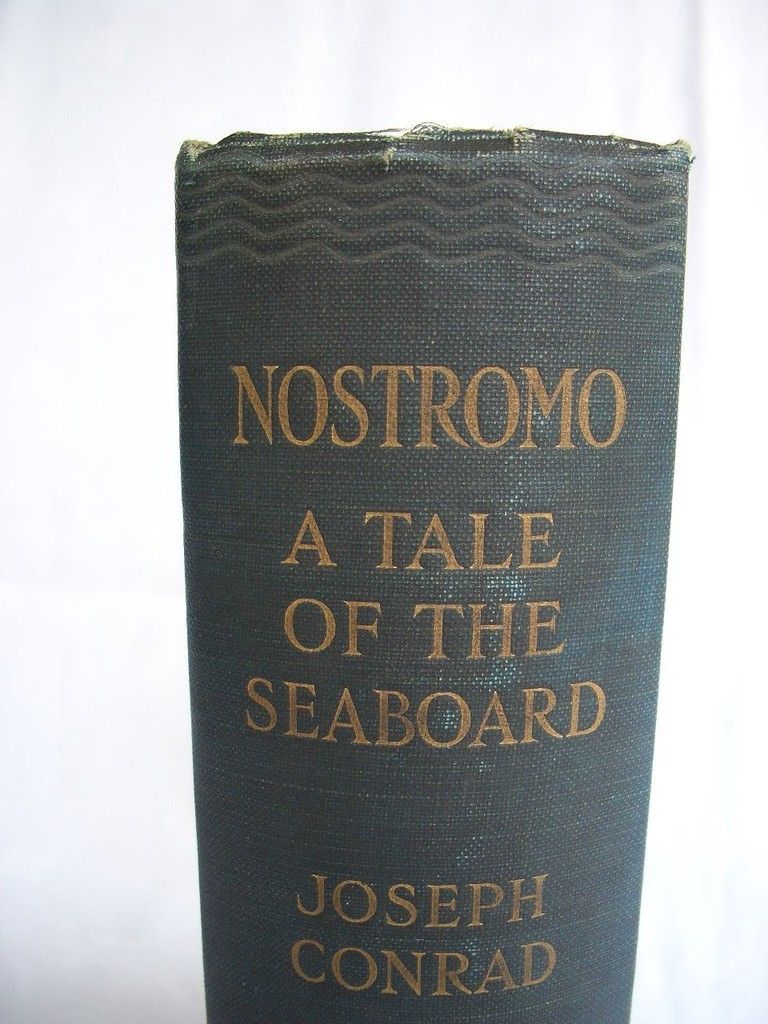 Joseph Conrad Nostromo UK 1st Ed Original Cloth 1904  