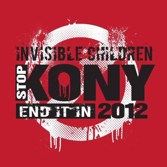 Stop Joseph Kony 2012 Invisible Children Help It End Donation Tee Shirt T Shirt  