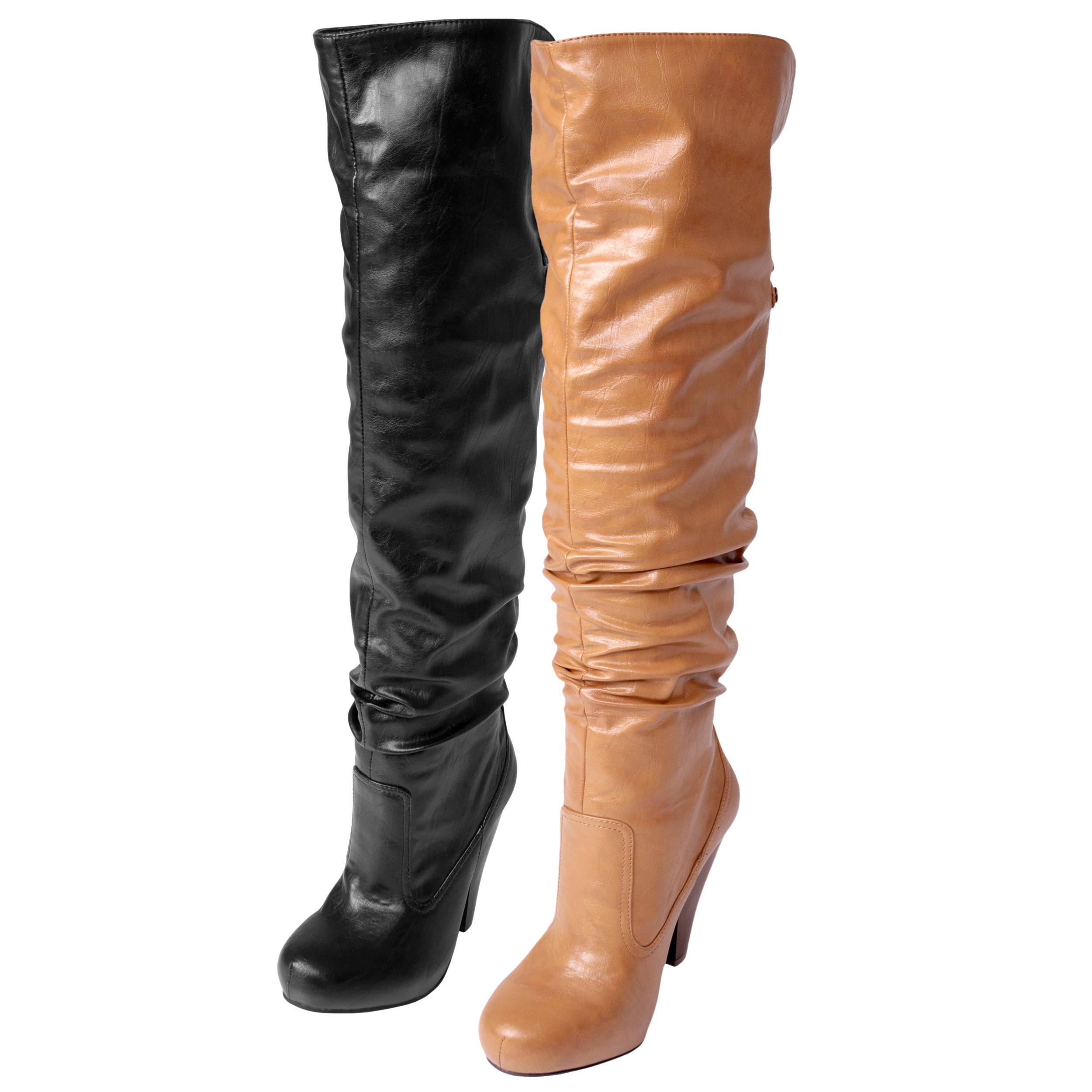 Journee Collection Women's 'Brenda 29' Slouchy Over The Knee Boots  