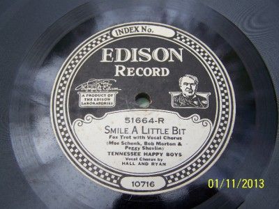 Edison Diamond Disc Record 51664 Dont Wait to Long Golden Gate Orchestra NOS ODS  