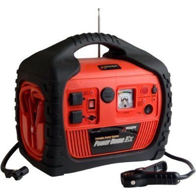 Power Car Portable Travel Jump Starter 400 Watt Built In Air