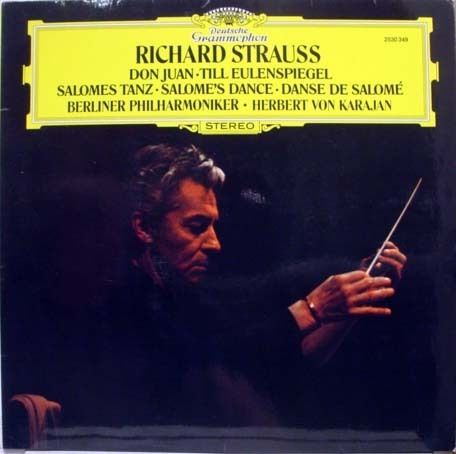 Karajan Strauss Don Juan LP 2530 349 VG 1973 Germany