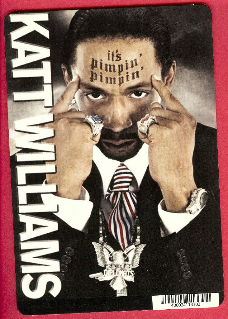 Backer Card Katt Williams Its Pimpin Pimpin