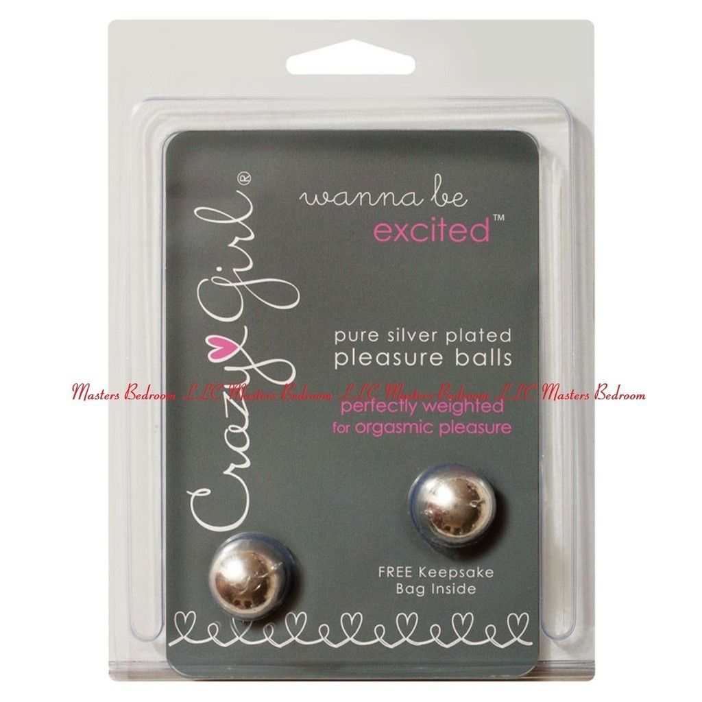 Crazy Girl Silver Ben WA Kegel Balls for Pelvic Health Exercise