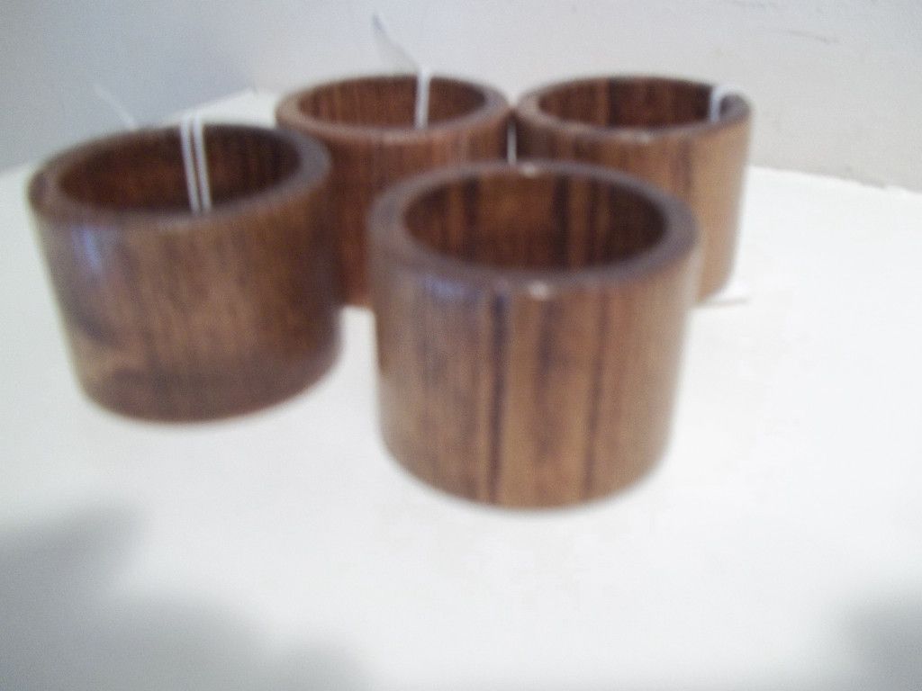 Kemp Beatley Wooden Napkin Rings Table Linen Kitchen