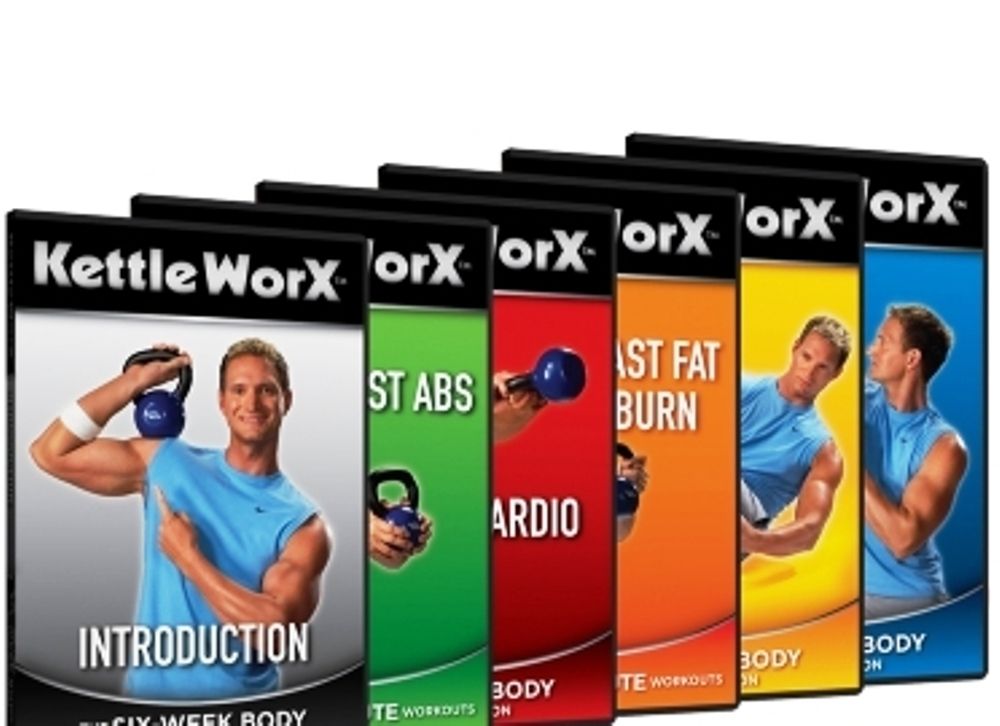 Kettleworx Six Week Transformation 6 Set Kettlebell DVDs