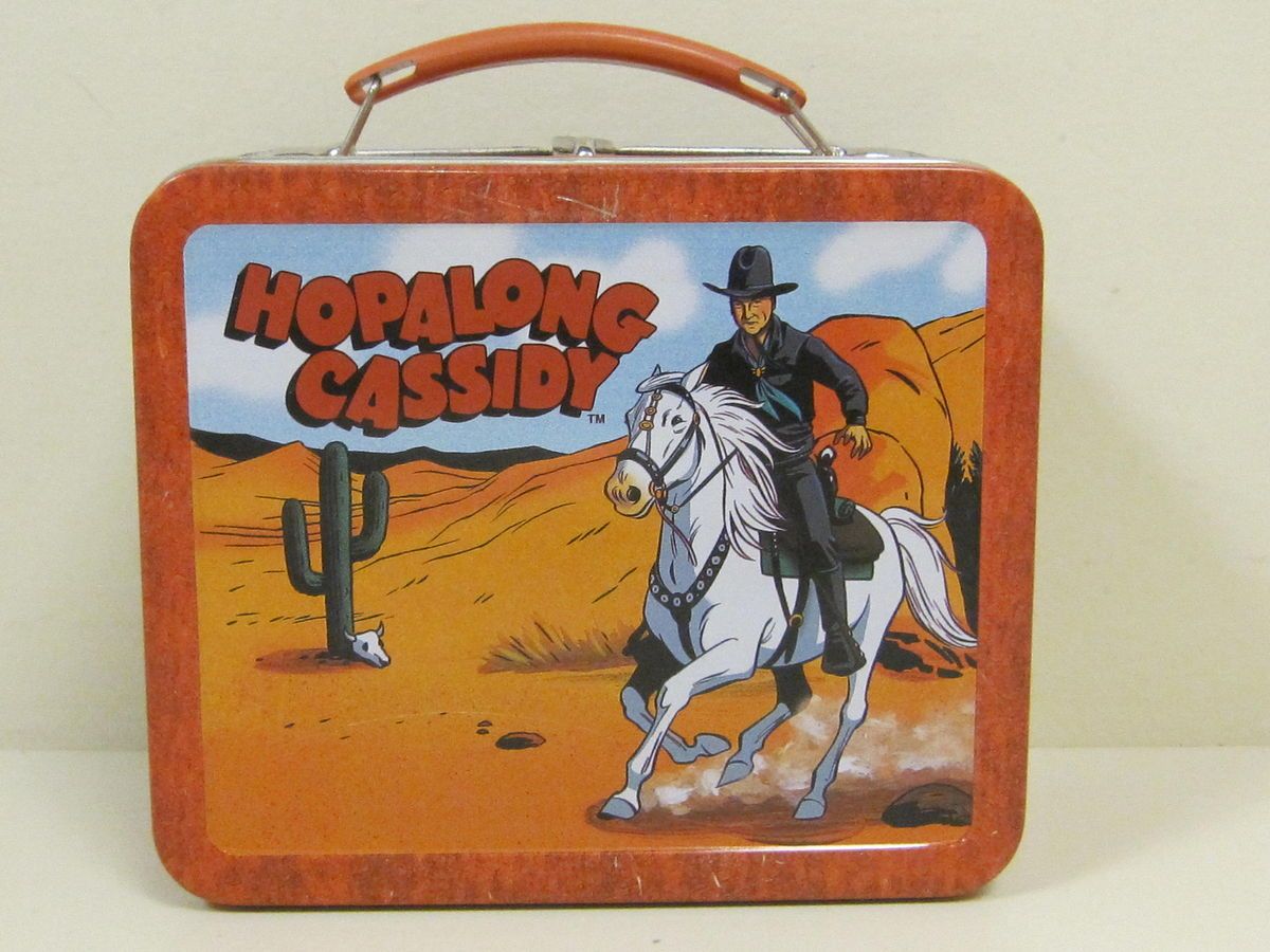 HALLMARK 1999 Hopalong Cassidy Metal Lunch Box School Days Numbered 1E