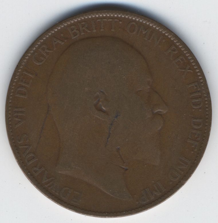 Penny 1907 Great Britain King Edward VII