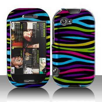Sharp Kin Two Cell Phone Faceplate Cover Case Rainbow