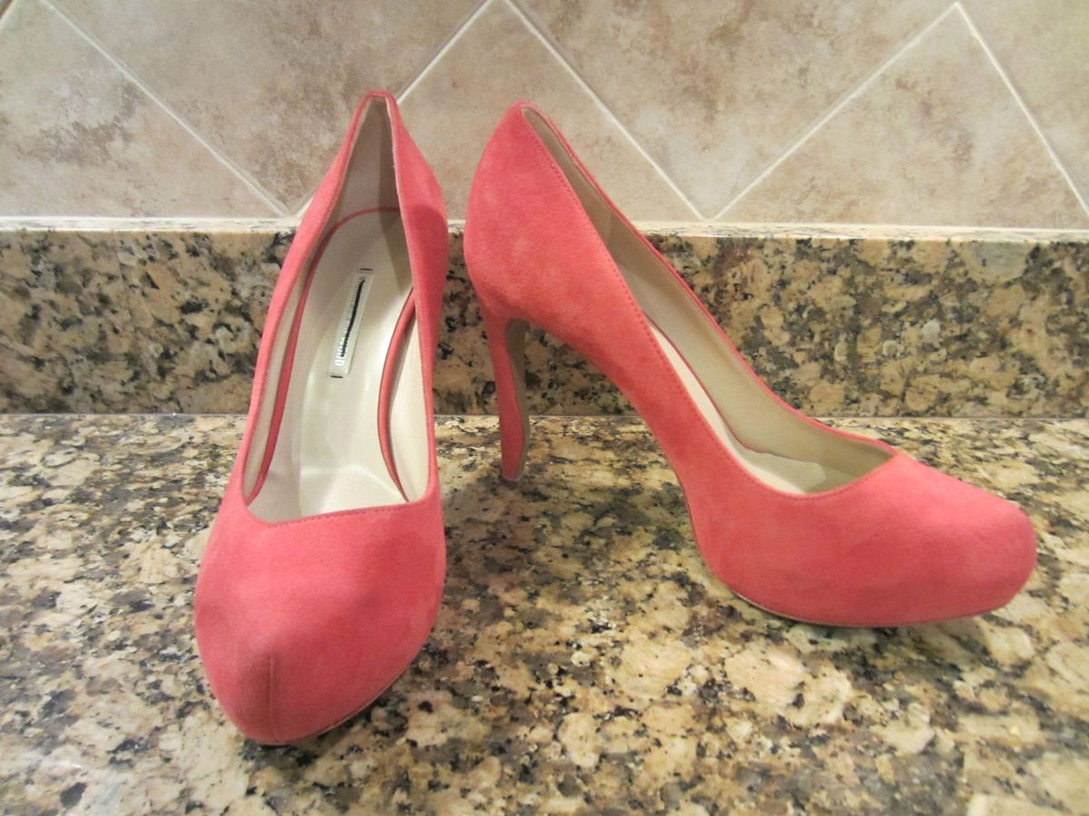 Nicholas Kirkwood Red Suede Platform Pump Size 38 $695