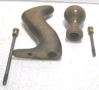 Vtg Stanley Woodworking Plane Tote Knob w Screws