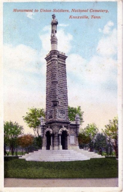 Knoxville TN Monument to Union Soldiers National Cemetery