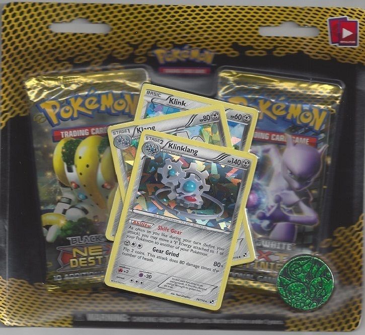 Destinies Blister Pack Klinklang / Klang / Klink Shiny Promos POKEMON