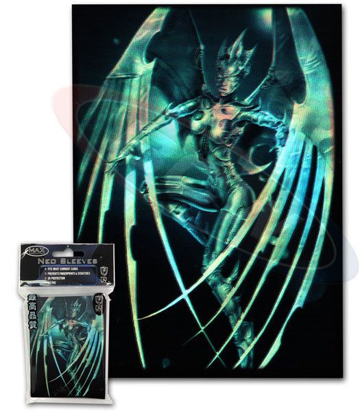 100 Max Protection Cyber Angel MTG standard Size Card Sleeves Deck