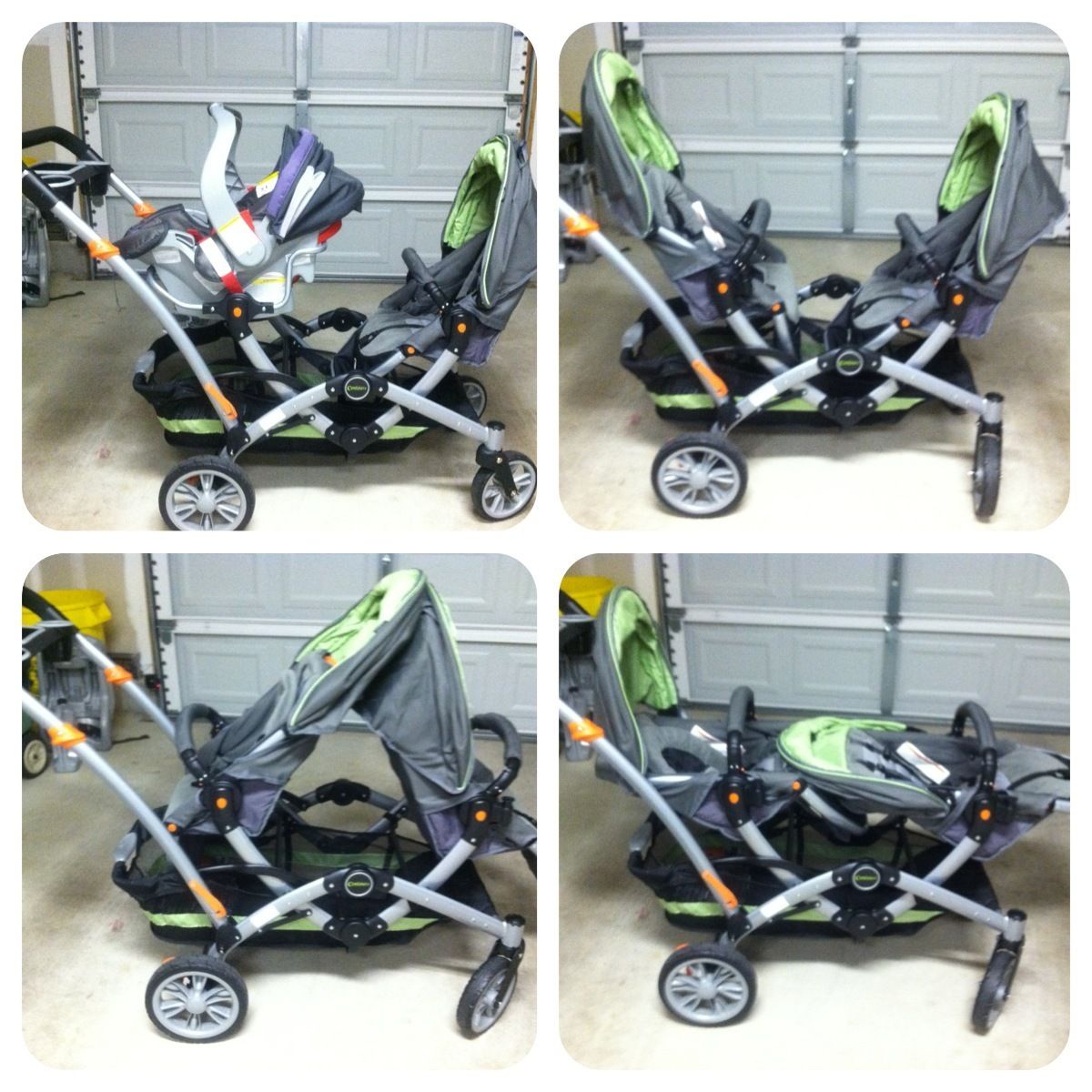 Kolcraft Contours Optima Tandem Stroller