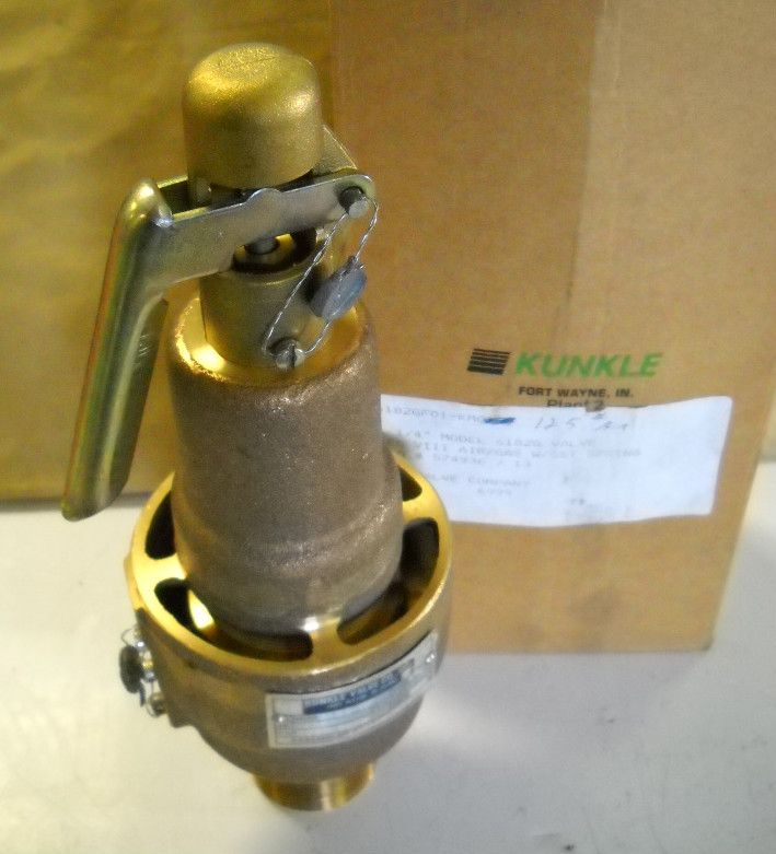 Kunkle Safety Relief Valve 1 1 4 6182 GF 6182GF01KMO125