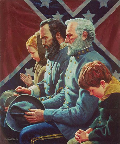 Mort Kunstler Civil War Print Generals Brought Tears