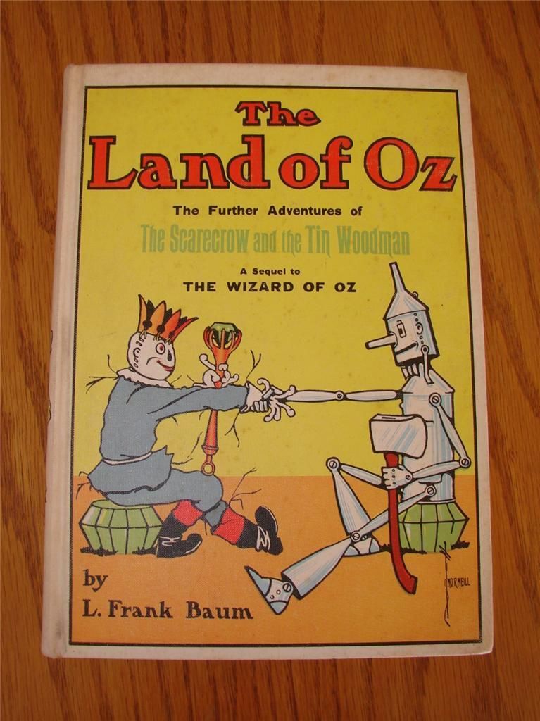 Land of oz by L Frank Baum Reilly Lee White Spine Hardcover Book PUR2