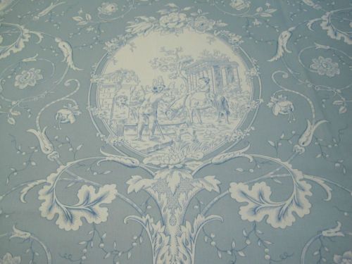 Braquenie Pierre Frey Nattier La Fontaine Toile de Jouy Cotton Print