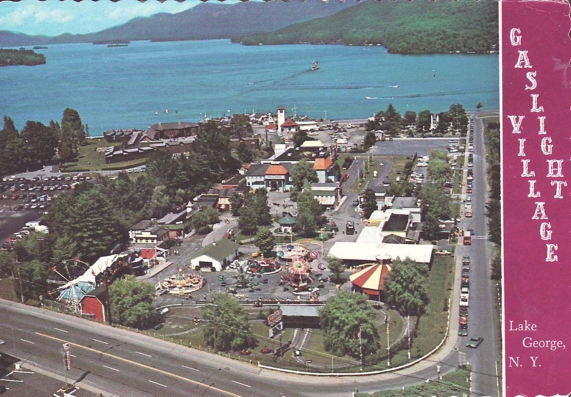 Gaslight Village Lake George New York Postcard