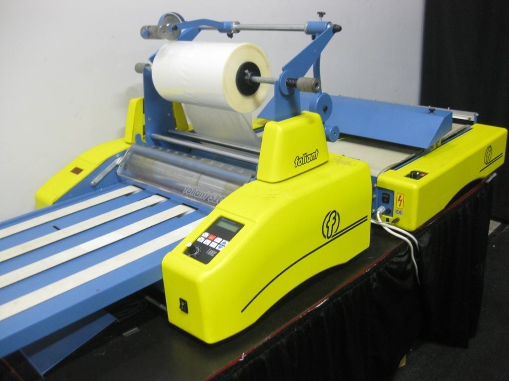 This Foliant 520 single side roll laminator has been serviced and