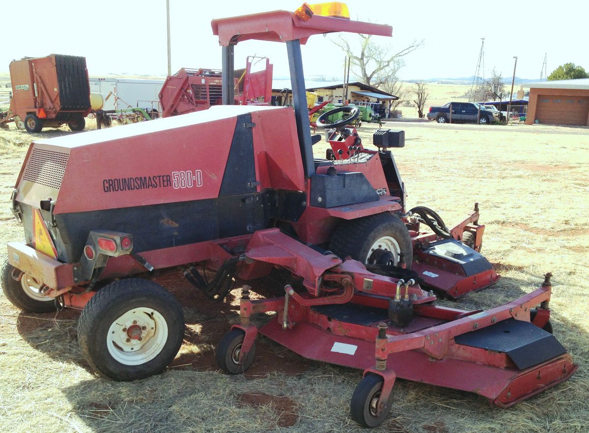 Toro 580 D Groundsmaster 80 HP Mower 16 ft Diesel Cruise Control