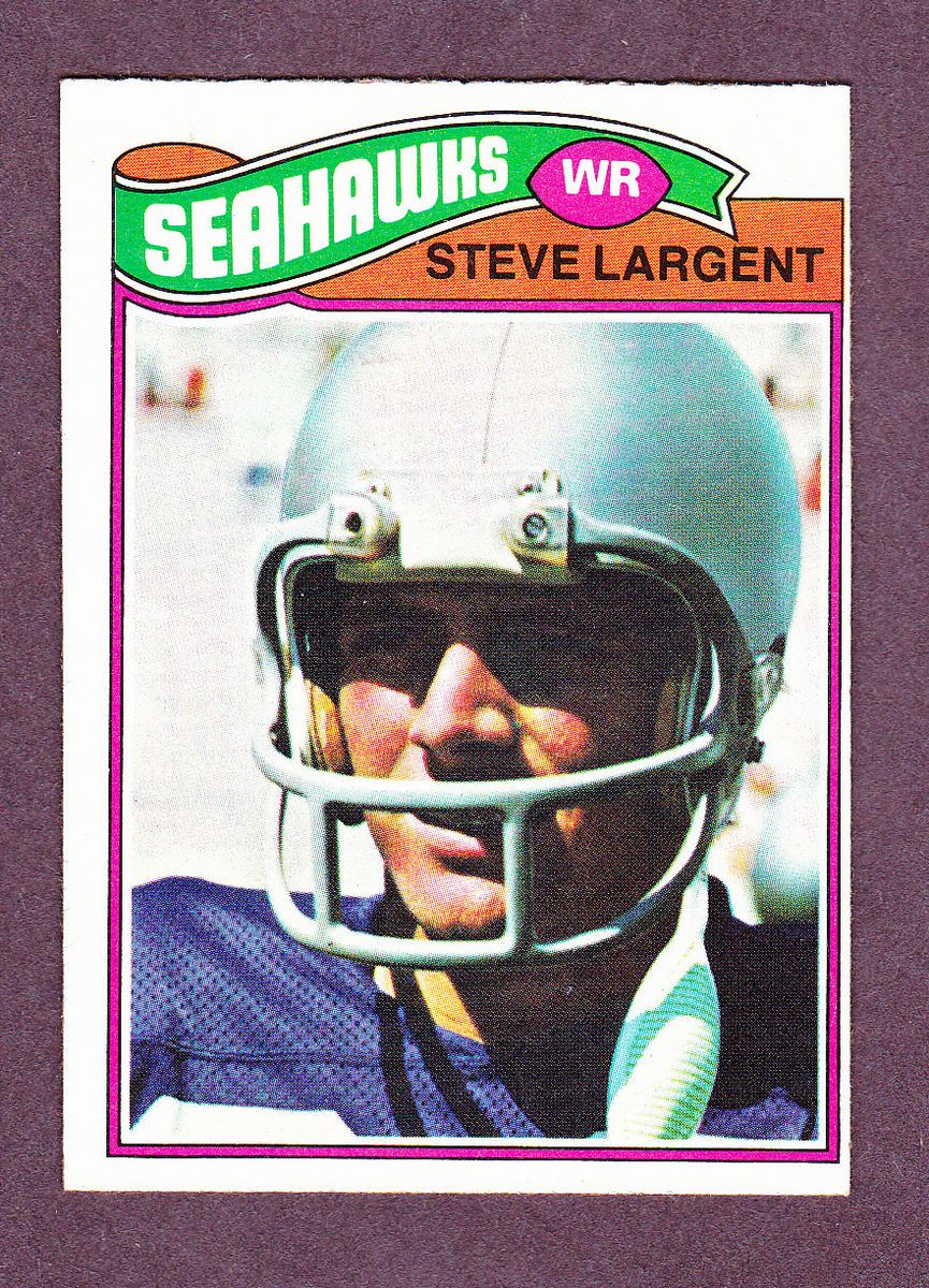 1977 Topps FB 177 Steve Largent RC Seahawks EX MT