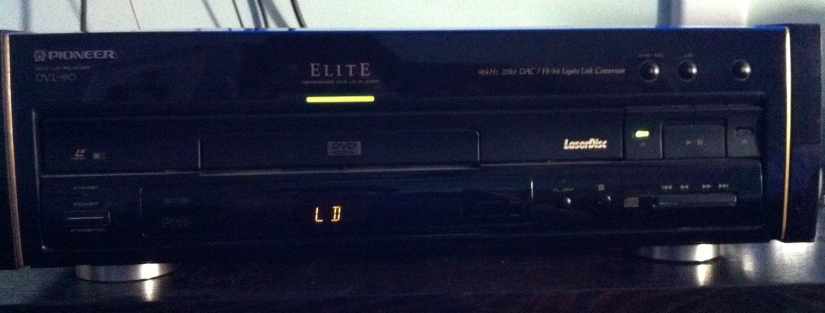 PIONEER ELITE DVL 90 LASERDISC PLAYER GREAT CONDITION LD ROSEWOOD